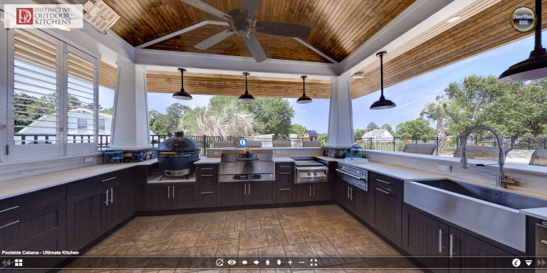 Cabana Outdoor Kitchen by Distinctive Outdoor Kitchens in Raleigh, NC